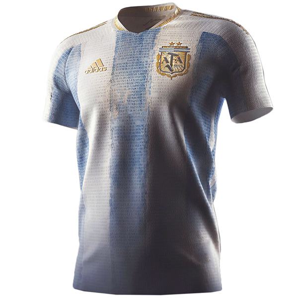 Argentina anniversary vintage soccer match men's sportswear football shirt 2021
